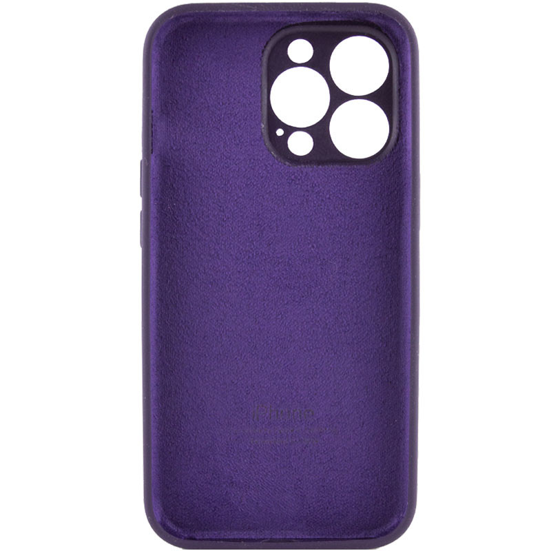 Silicone Case Full Camera Protective (AA) для iPhone 14 Pro Max (Elderberry)-1